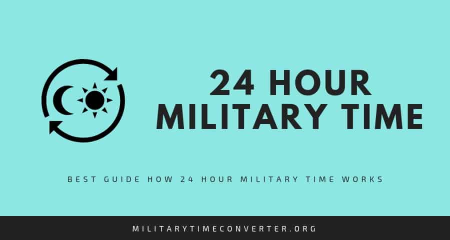 Military Time Clock Chart