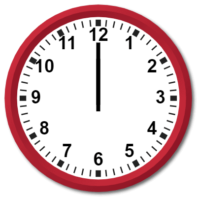 Expressing 0000 Hours Military Time on the Analog Clock