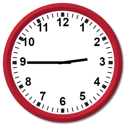 0245 Hours Military Time on the Analog Clock