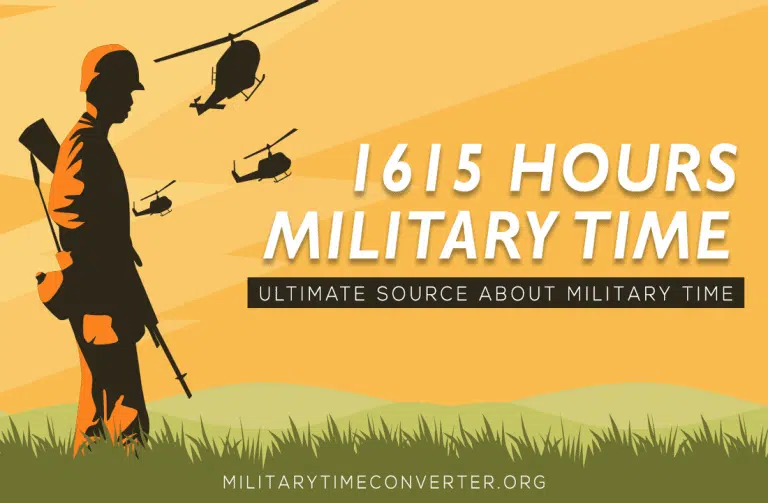 Simple Trick How to Convert 1615 Hours Military Time