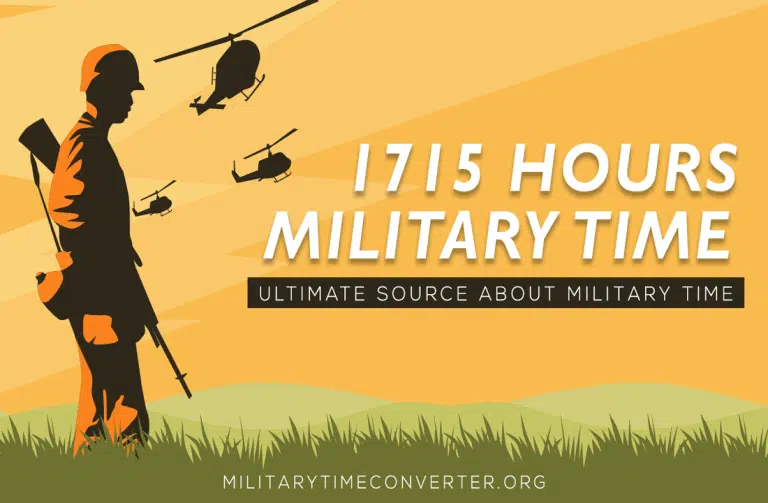 Simple Trick How to Convert 1715 Hours Military Time