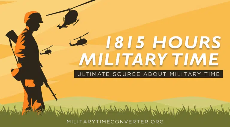 Simple Trick How to Convert 1815 Hours Military Time