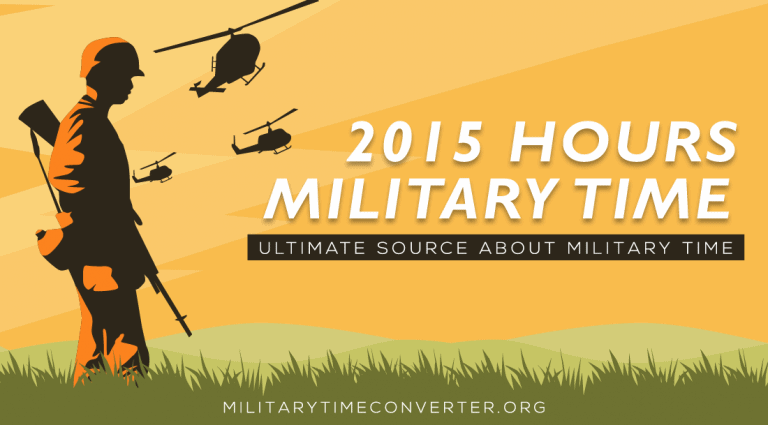 Simple Trick How to Convert 2015 Hours Military Time