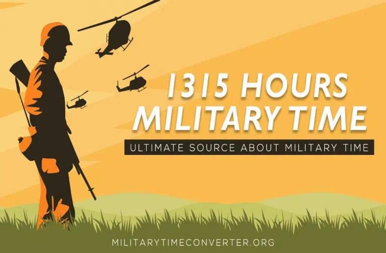 Simple Trick How to Convert 1315 Hours Military Time