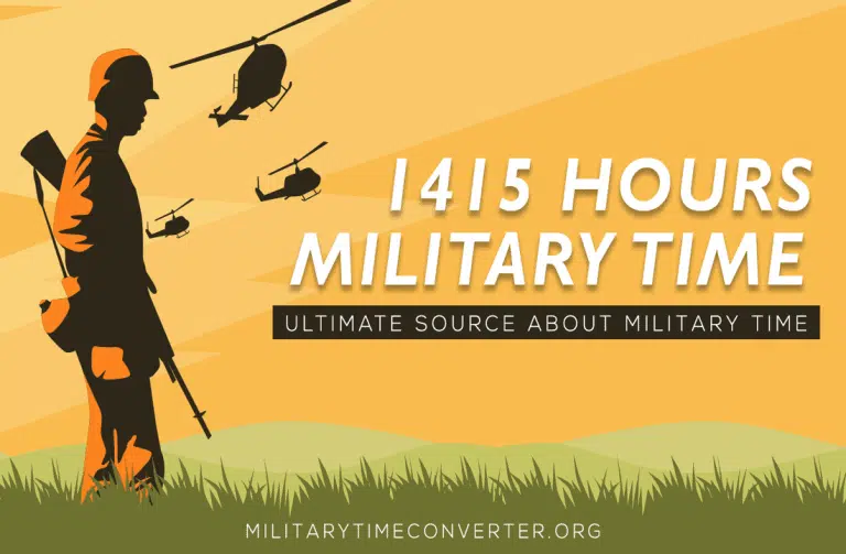 Simple Trick How to Convert 1415 Hours Military Time